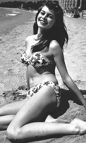 Photographs of Bardot in a bikini according to the The Guardian 