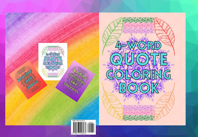 4-Word Quote coloring book