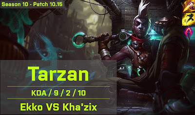 Tarzan Ekko JG vs OZ Juhan Khazix - KR 10.15