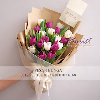Jual Hand Bouquet Bunga Import, Jual Bunga Tulip Untuk Anniversary,