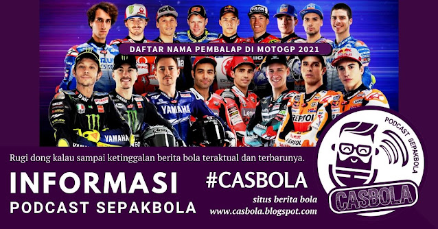 daftar nama pembalap motogp 2021