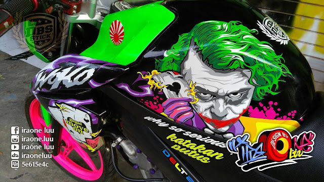 Cutting Sticker Yamaha Vixion 