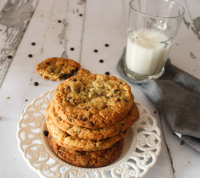 Soft  cookies με σταγόνες σοκολάτας