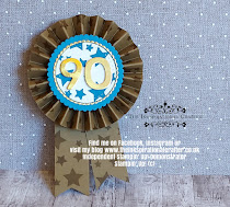 Stampin Up family party 90th birthday rosette
