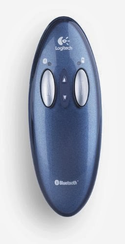  Logitech Cordless Presenter - Mouse - optical - 2 button(s) - wireless - Bluetooth - USB wireless receiver