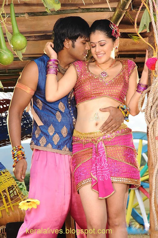 South Tabasee Showing Her Sexy White Thighs Spicy Navel and Deep Cleavage With Manju Manoj in Jhummandinadham telugu movieAmazing Photographs navel show