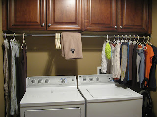 Laundry Room Hanging Bar