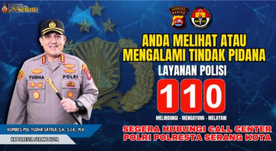 Call Center 110 Polresta Serkot, Siap Tanggapi Laporan Anda Call Center 110 Polresta Serkot, Siap Tanggapi Laporan Anda