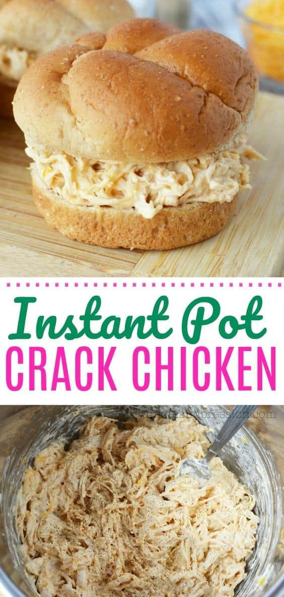 This Crack Chicken recipe is simple, easy and ready to be eaten in minutes when made in the Instant Pot. Using your pressure cooker makes amazing, moist flavorful chicken. This version uses cream cheese and hot sauce for just the right little kick.