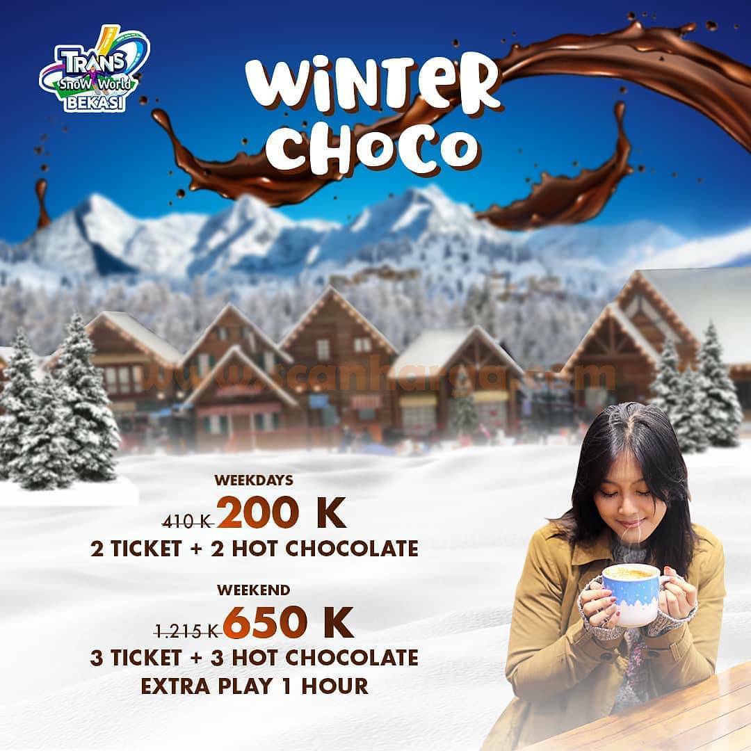 Trans Snow World Bekasi Promo Hot Choco!