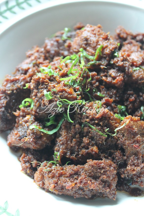 Rendang Daging Sedap Giler - Azie Kitchen