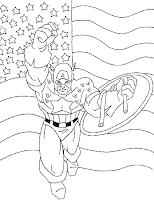 Captain America Coloring Pages