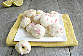 Baked Lemon Glazed Mini Doughnuts