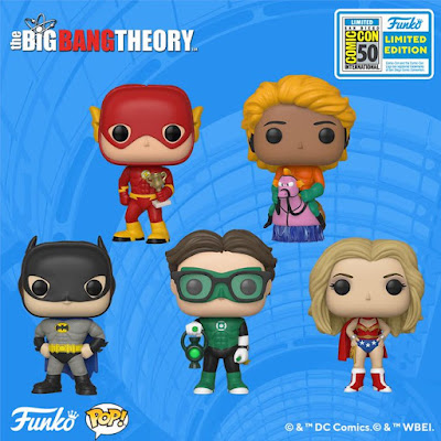 San Diego Comic-Con 2019 Exclusive The Big Bang Theory DC Comics Cosplay POP! Vinyl Figures by Funko