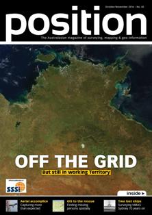 Position. Surveying, mapping & geo-information 85 - October & November 2016 | TRUE PDF | Bimestrale | Professionisti | Logistica | Distribuzione
Position is the only ANZ-wide independent publication for the spatial industries. Position covers the acquisition, manipulation, application and presentation of geo-data in a wide range of industries including agriculture, disaster management, environmental management, local government, utilities, and land-use planning. It covers the increasing use of geospatial technologies and analysis in decision making for businesses and government. Technologies addressed include satellite and aerial remote sensing, land and hydrographic surveying, satellite positioning systems, photogrammetry, mobile mapping and GIS. Position contains news, views, and applications stories, as well as coverage of the latest technologies that interest professionals working with spatial information. It is the official magazine of the Surveying and Spatial Sciences Institute.