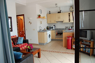 Lounge and kitchen