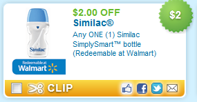 $2.00 off Any ONE (1) Similac SimplySmart bottle