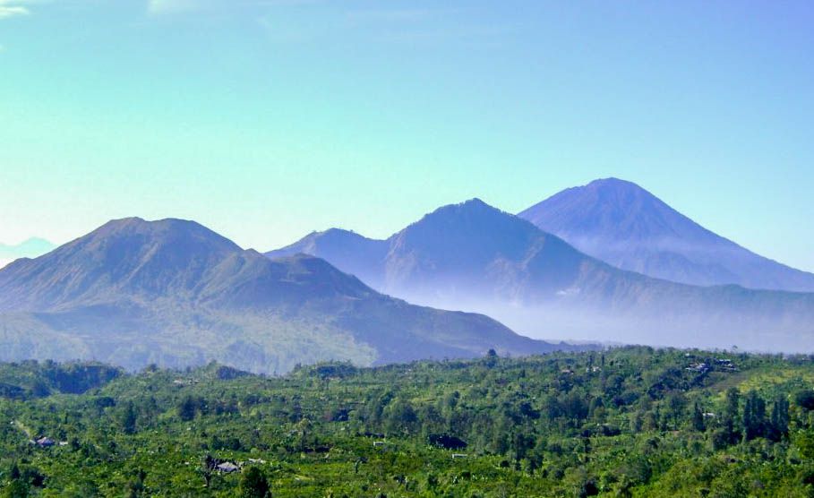 Volcano in Bali Indonesia | Name List of Mountains in Bali Island