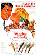 DOCTOR, YOU'VE GOT TO BE KIDDING. Estados Unidos. Cartel One Sheet: 69 x 104 cms. Ilustración: Mitchell Hooks. A LA CAZA DE MARIDO. Doctor, You've Got to Be Kidding! 1967. Estados Unidos. Dirección: Peter Tewksbury. Reparto: Sandra Dee, George Hamilton, Celeste Holm, Bill Bixby, Dick Kallman, Mort Sahl, Allen Jenkins, Robert Gibbons, Charlotte Stewart, Dwayne Hickman, Nichelle Nichols.