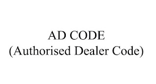 AD Code, Authorised Dealer Code