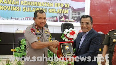 Kapolda Sulsel Terima Kunjungan Kerja Mahkamah Kehormatan DPR RI