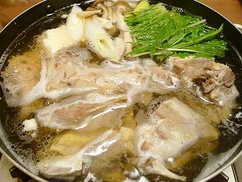 おっさんひとり飯 旧サイト トロトロのブリあらとシャキシャキの水菜を味わう ブリあらのはりはり鍋