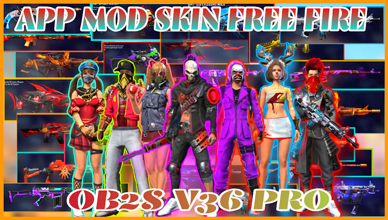 MOD SKIN FREE FIRE OB28 V36 - SKIN SÚNG VIP, TRANG PHỤC, HÀNH ĐỘNG + KHÔNG LỖI TÌM TRẬN| PTN FF