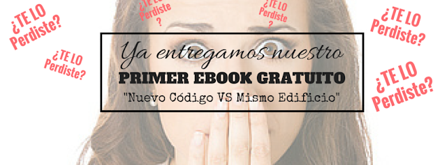 Por Fin!! Ayer se lanzó nuestro 1er Ebook Gratuito "Nuevo Código VS Mismo Edificio" 