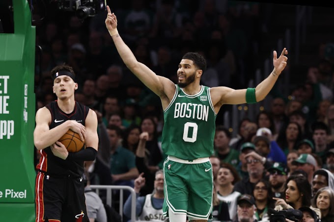 Jayson Tatum, Celtics Ridiculed By NBA Fans for Game 2 Loss to Heat With Butler Out