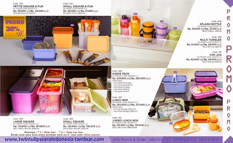 Promo Twin Tulipware Januari - Februari 2015 ~ Diskon 30%