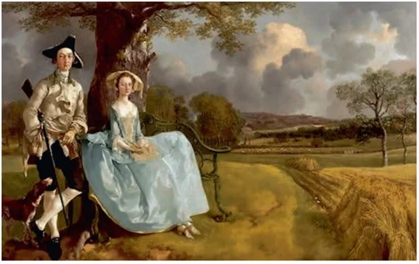 Thomas Gainsborough, Mr. e mrs. Andrews, 1749.