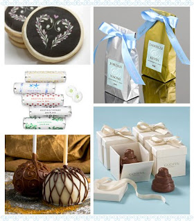 edible wedding favors,chocolate wedding favors,candy wedding favors,wedding favor ideas,cookie wedding favors