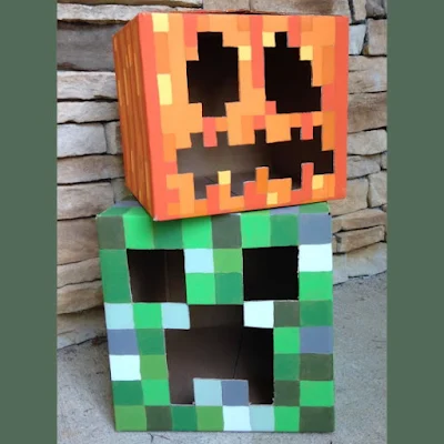 DIY Life Size Minecraft Decorations