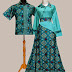 Baju Kemeja Pria Songket Batik Hijau Tosca Keren Gaya Trendy