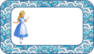 Classic Alice in Wonderland Free Printables Labels.