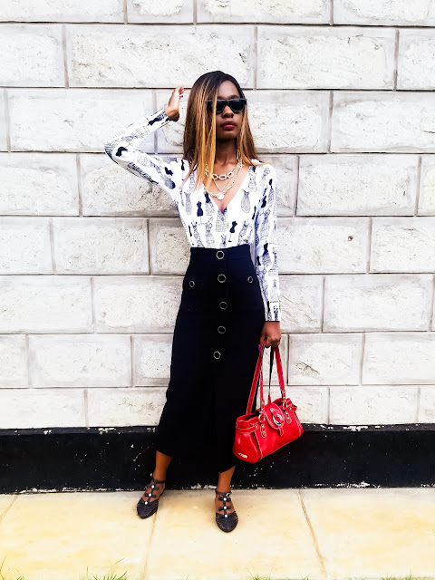 How To Look Casual Chic- Zara Midi Skirt