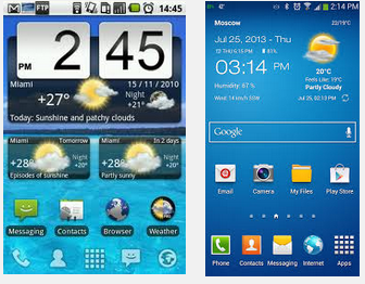 Android Weather & Clock Widget