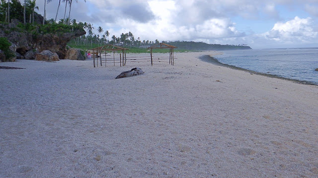 white sands of Jagnaya Yolanda Beach in Salcedo Eastern Samar
