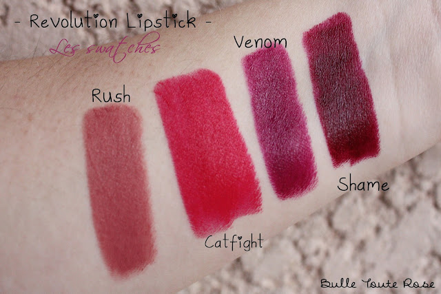 Urban Decay, Rush, Shame, Catfight, Venom