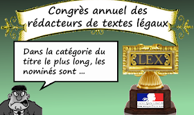 Remise de prix - congrès annuel des rédacteurs de textes juridiques