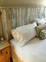 Increíbles cabeceros de cama con madera reciclada