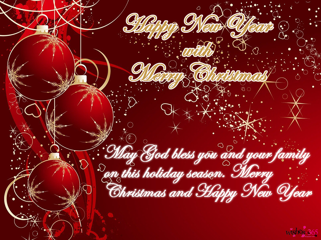 Poetry and Worldwide Wishes: Happy New Year with Merry Christmas with