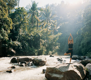 yoga in Bali, yoga class