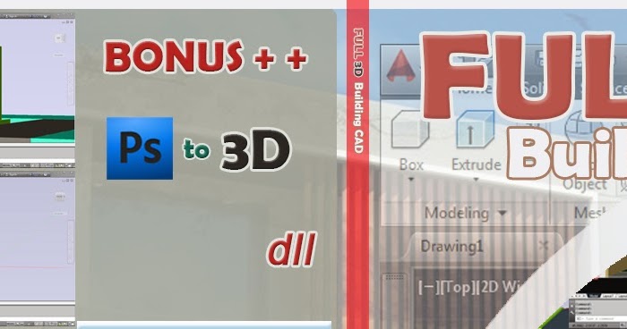 DVD Gambar Kerja: DVD Full 3D Building CAD, kumpulan desain rumah dan 