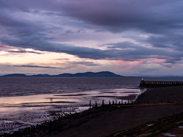 Photo of Maryport shore at dusk