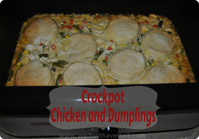 Crockpot Chicken and Dumplings