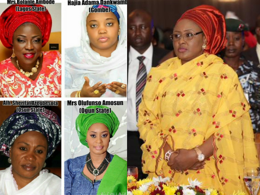 aisha buhari nigerian governor wives dinner