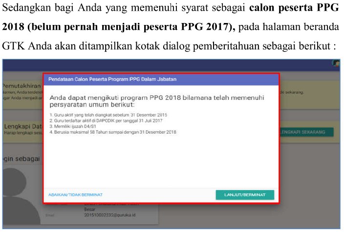 Cara Daftar Ulang Bagi Guru Belum Lulus Pretes PPG 2018 Di SIM PKB