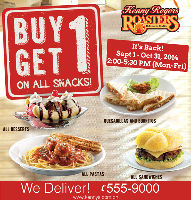 Kenny Rogers Buy 1 Get 1