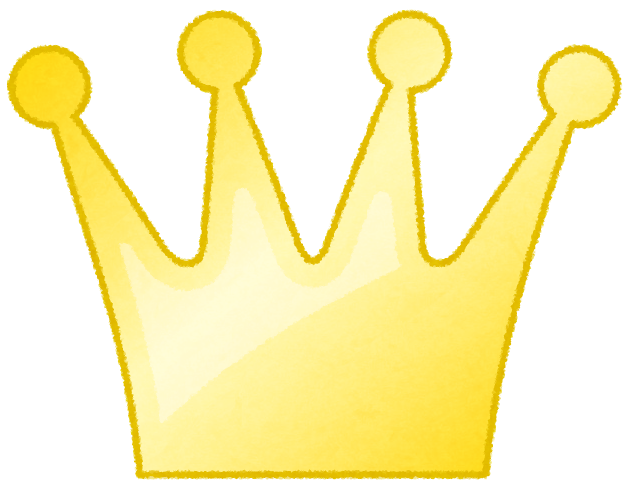 金色のイラスト素材 丸 矢印 王冠 フレーム リボン 星 かわいいフリー素材集 いらすとや